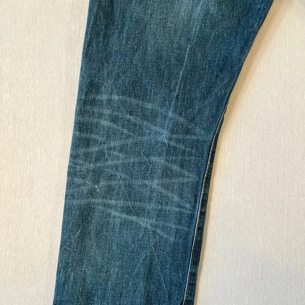 Levis 501 Original Fit Jeans Mens 36x32 (Fit 34x28) Med Wash Button Fly Straight